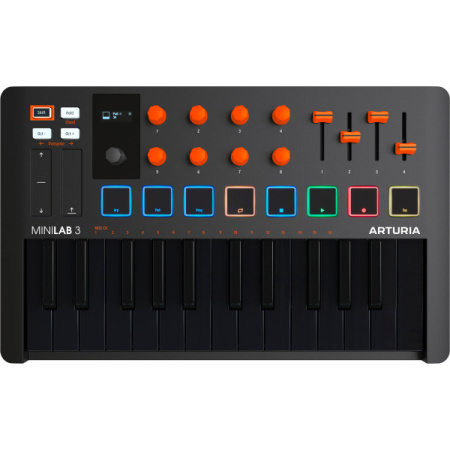 Arturia MiniLAB 3 Orange Edition по цене 12 000 ₽