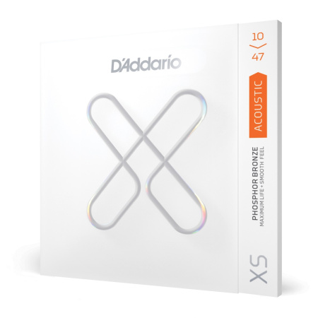 D'Addario XSAPB1047 Set Acoustic Guitar XS Phosphor Bronze, 10-47, Extra Light по цене 2&nbsp;000.00 ₽