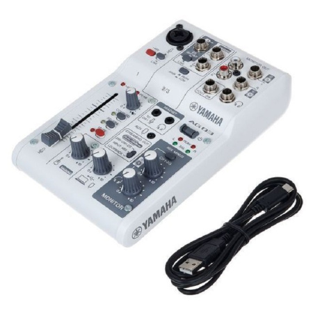 Yamaha AG03 MK2 WH по цене 16&nbsp;860.00 ₽