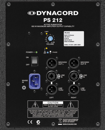 Dynacord PowerSub 212 по цене 218 700 ₽