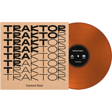 Native Instruments Traktor Control Vinyl MK2 2024 Edition Orange Transparent по цене 2&nbsp;910 ₽