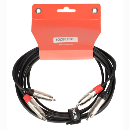 FORCE FLC-20/3 Кабель 2 x RCA-2 x RCA по цене 550 ₽