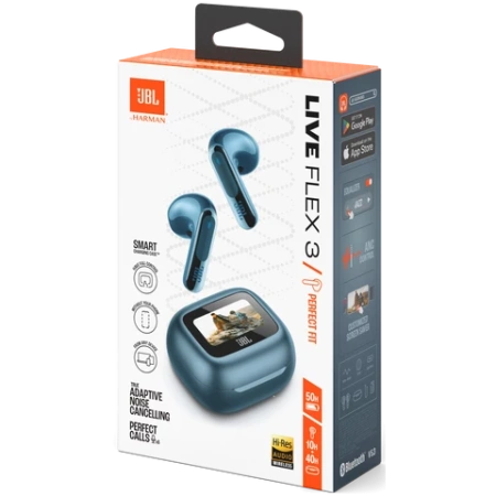 JBL Live Flex 3 Blue по цене 18 050 ₽