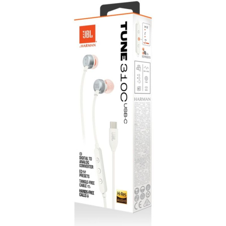 JBL Tune 310C White (JBLT310CWHT) по цене 2 100 ₽