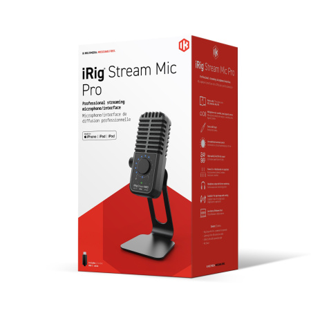 IK Multimedia iRig Stream Mic Pro по цене 19 500 ₽