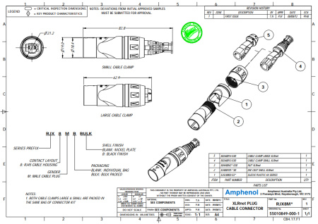 Amphenol RJX8MB BULK по цене 650 ₽