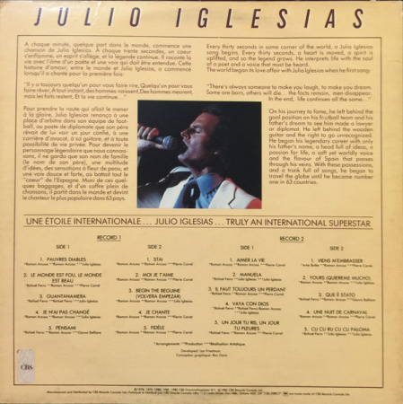 Julio Iglesias - Pour Toi - Ses 20 Plus Grands Succès