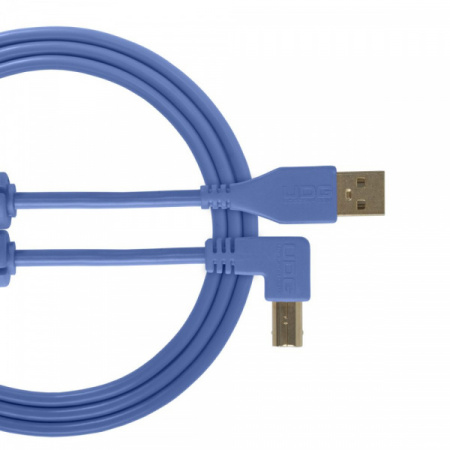 UDG Ultimate Audio Cable USB 2.0 A-B Light Blue Angled 2m по цене 950 ₽