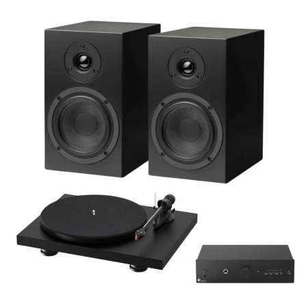 Pro-Ject Colourful Audio System E Black по цене 143 500.00 ₽