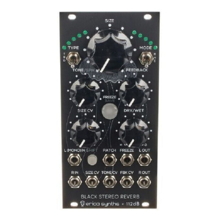 Erica Synths Black Stereo Reverb по цене 36 850 ₽